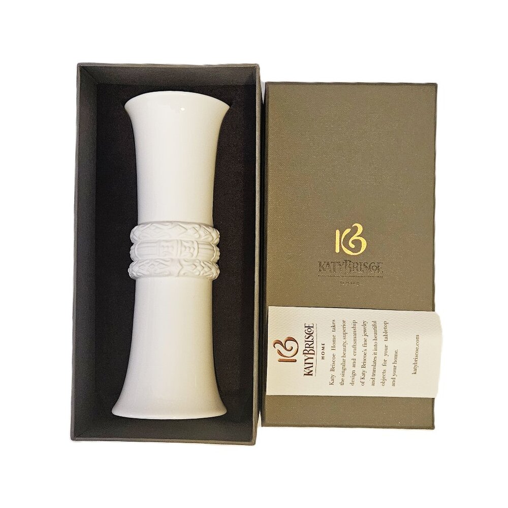 Katy Briscoe Bone China Vase - Brand New in Box